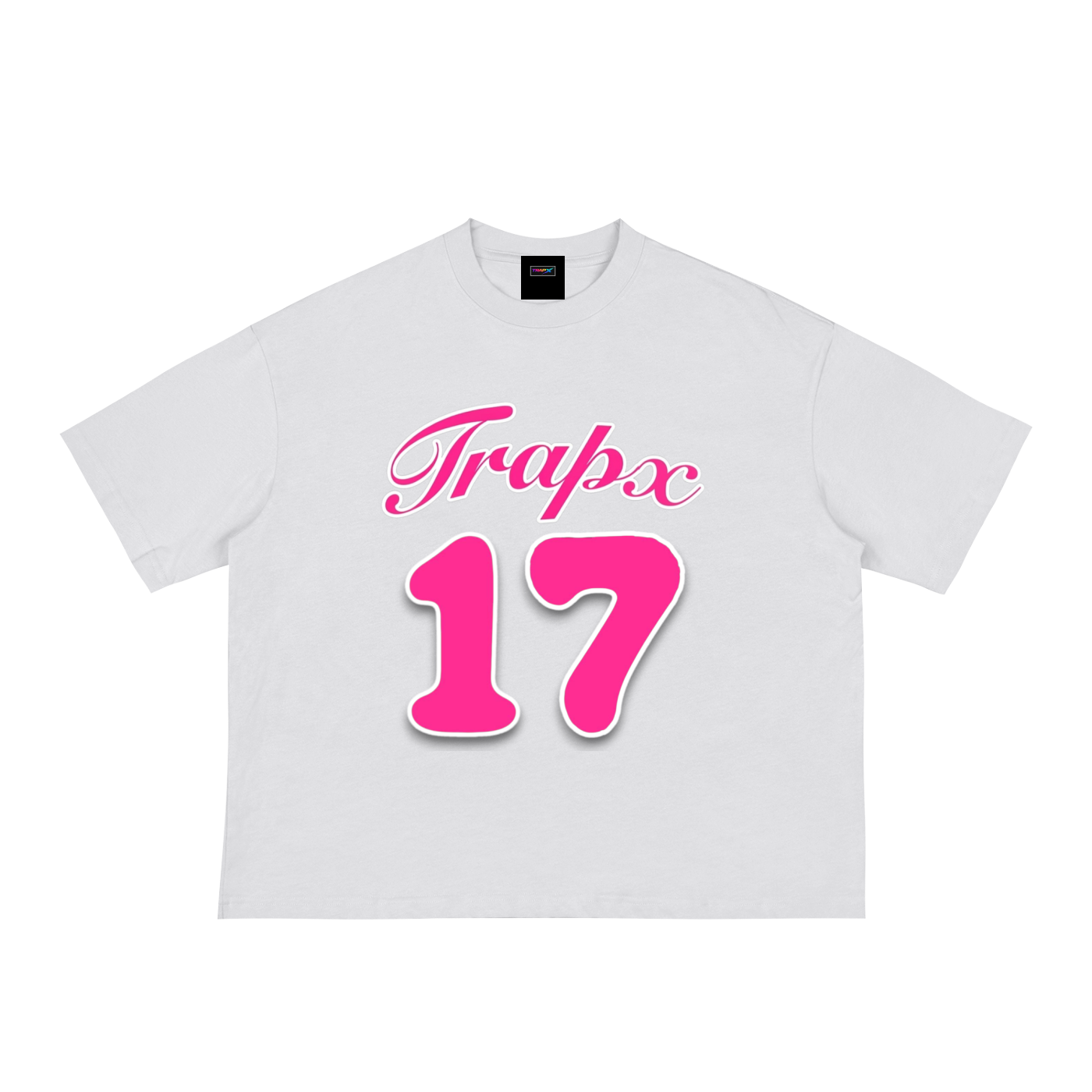 T-Shirt White Trapx 17 - Pink Edition