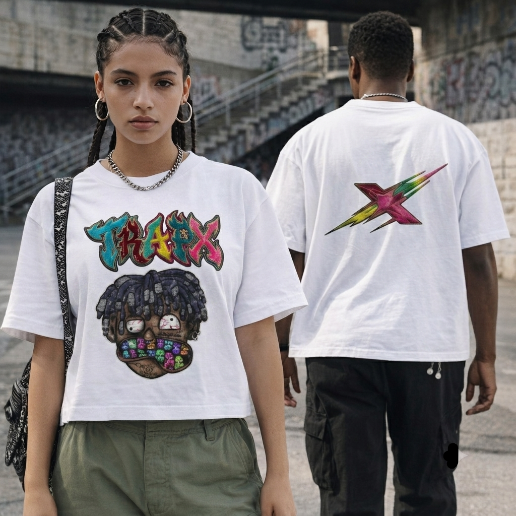 TShirt Trapx Graffiti Face